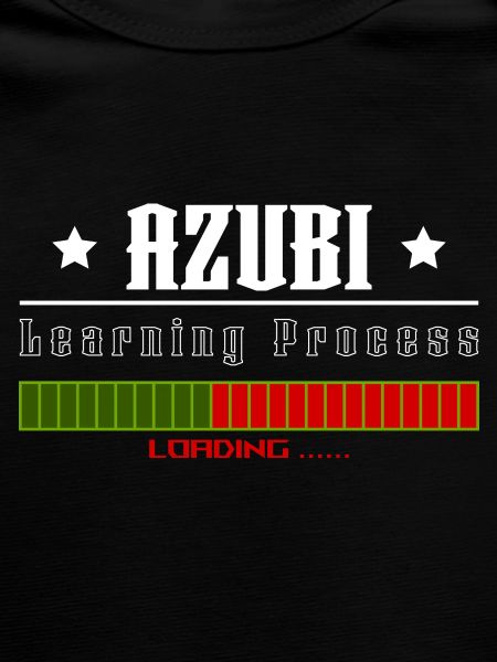 AZUBI learning process loading tshirt