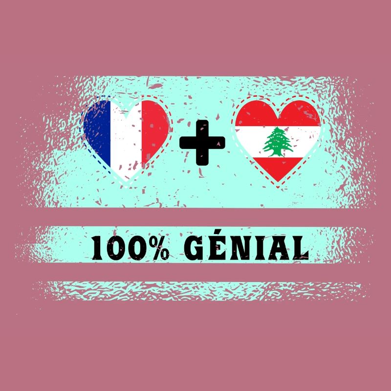 Flagge Frankreich und Libanon 100% genial