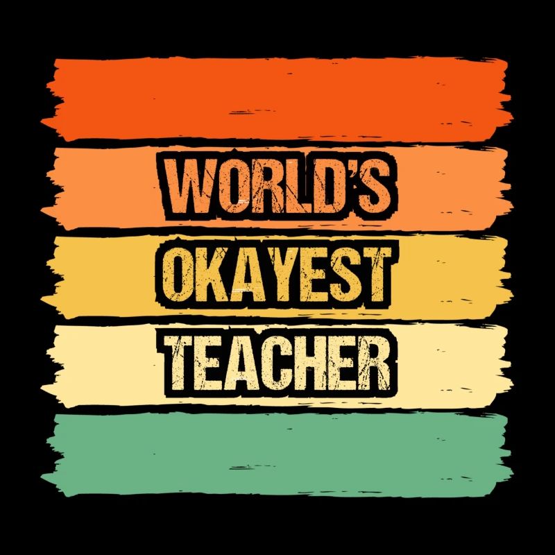 Conception du t-shirt de l’enseignant le plus acceptable au monde