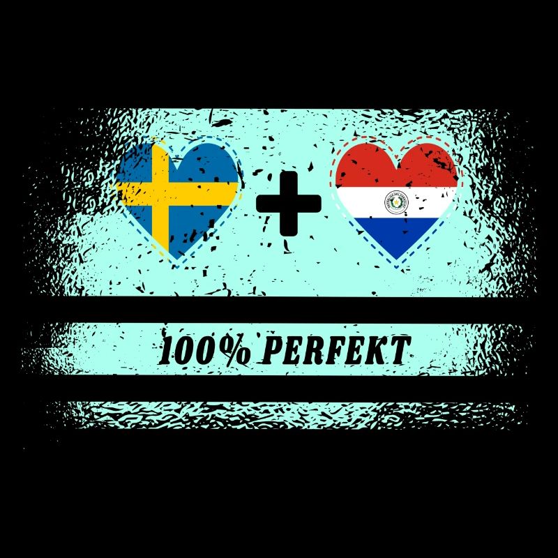 Paraguay et Suède 100% Parfait / Cadeau