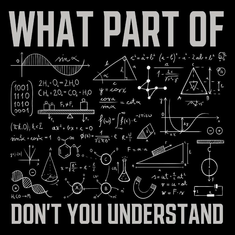 Quelle partie de ne comprenez-vous pas Funny Math