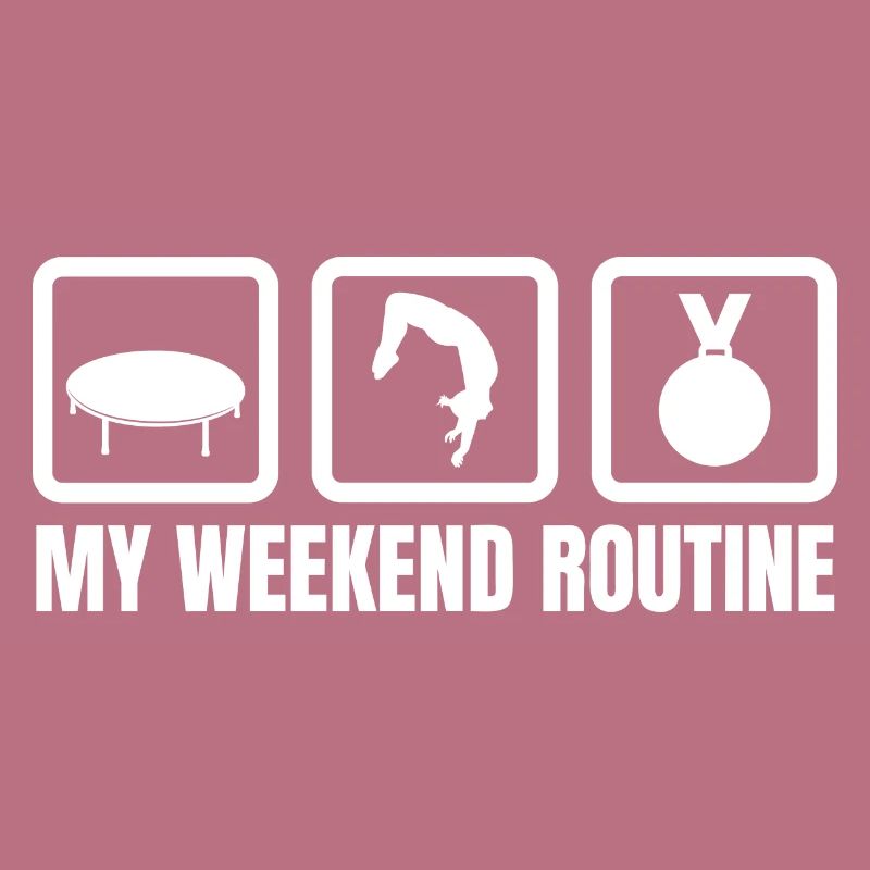 Trampolin Wochenendroutine