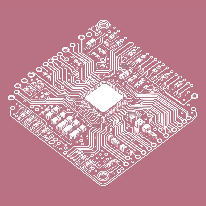 CPU anatomique et PCB - Cool Computer Scientists
