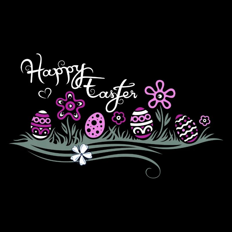 Easter Easter Eggs in the Grass