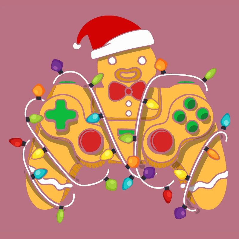 Christmas Gaming Controller Gingerbread