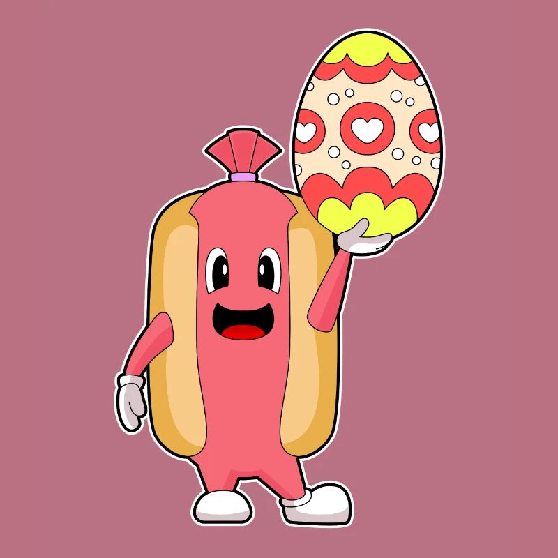 Hotdog Easter Easter Egg