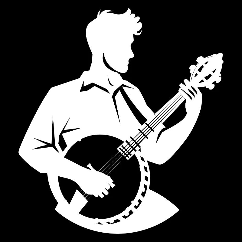 Banjo Player Drawing