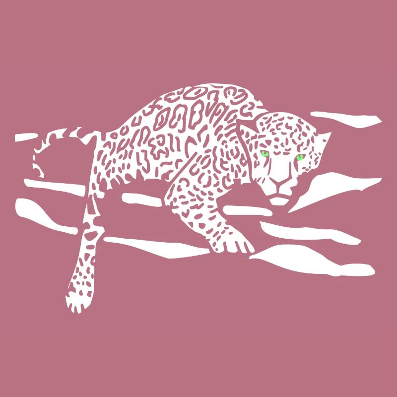Leopard Sprung Silhouette