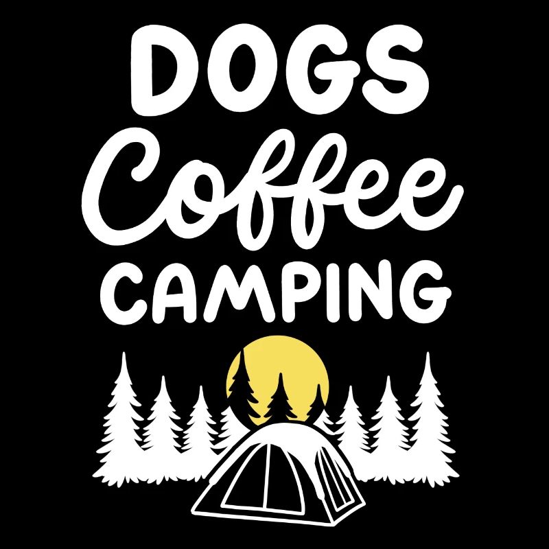 Hunde Kaffee Camping