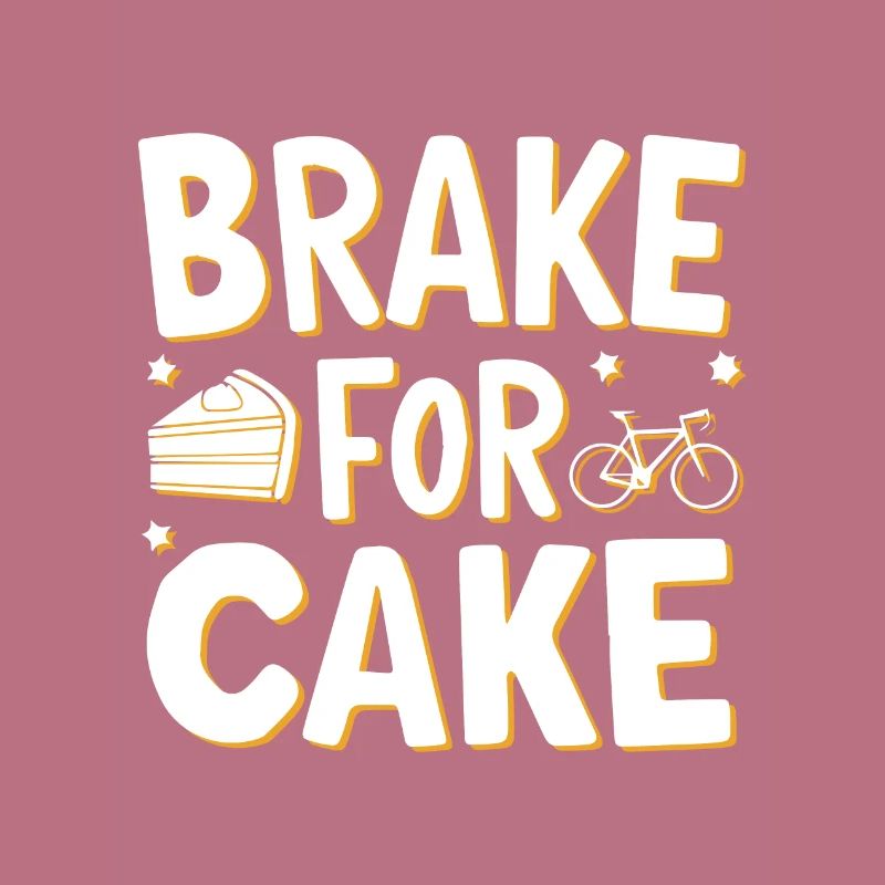 Gâteau de vélo sucré Conception de motivation