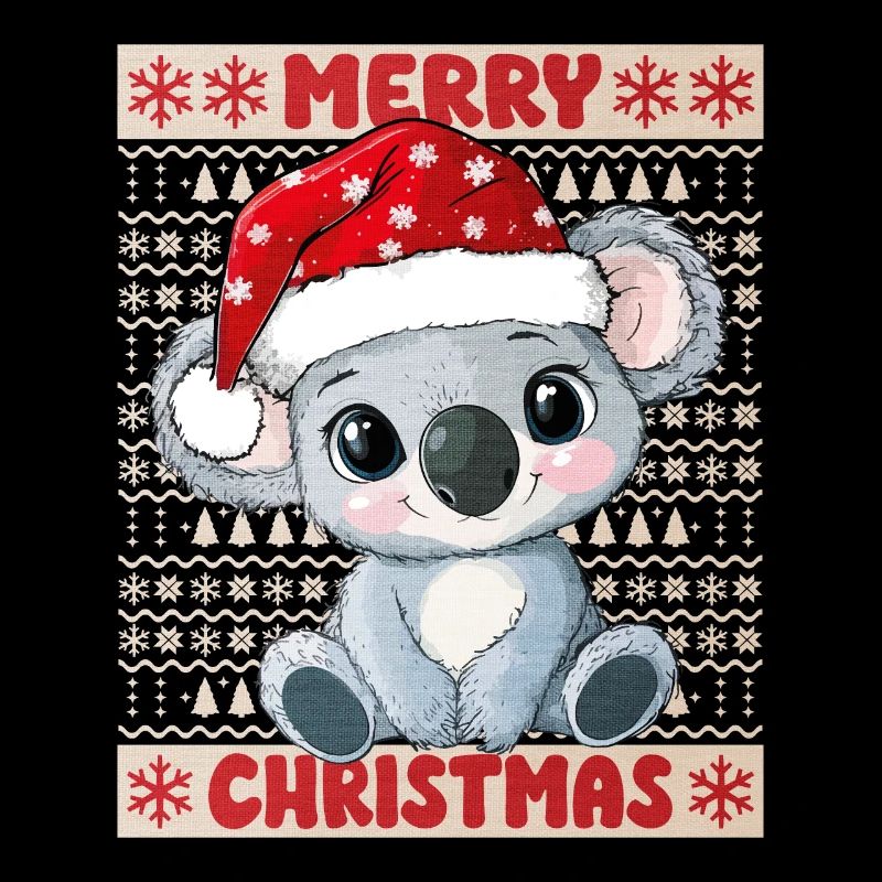 Koala Koala Ours Moche Noël Noël Mignon