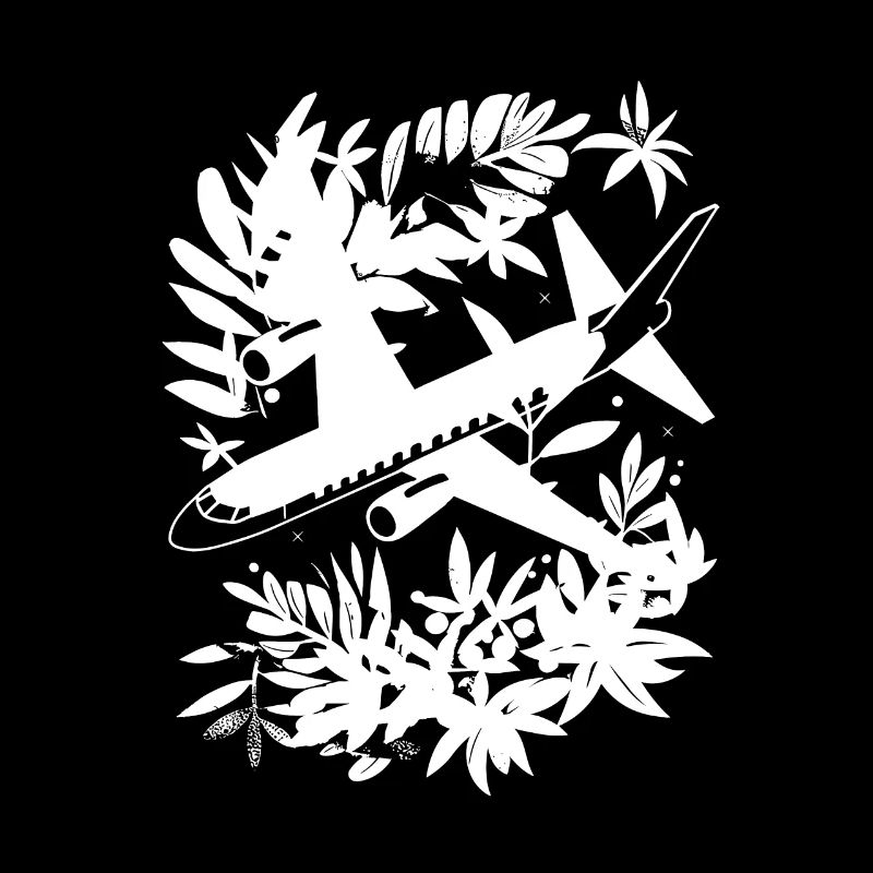 Flugzeug Comic Stil