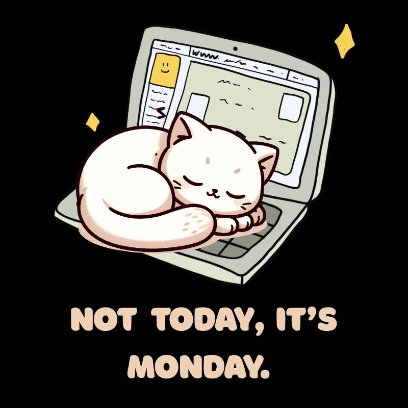 Not today, it's Monday design for Monday grouches