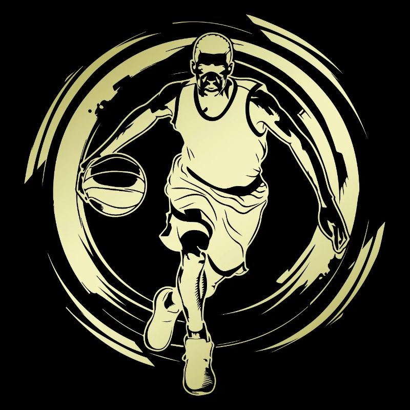 Basketteur Basketteur Basketteur Silhouette
