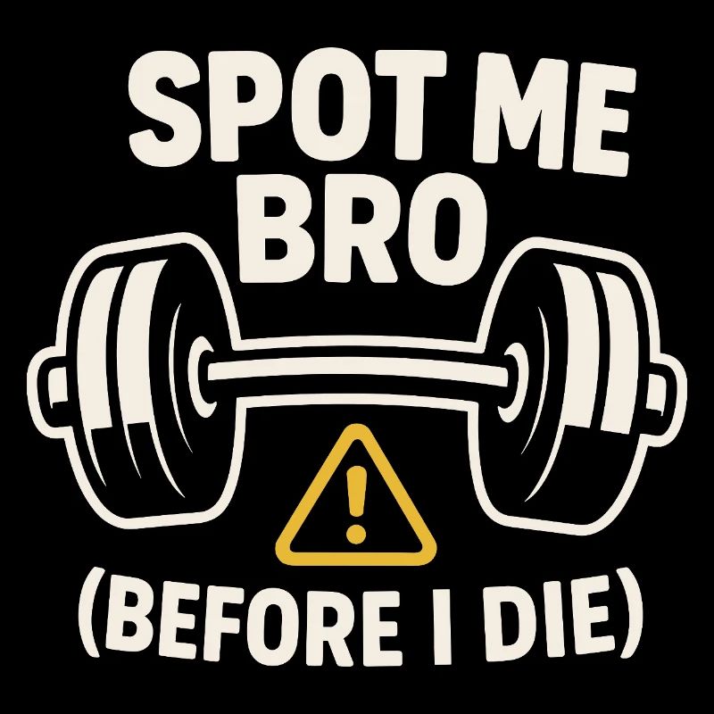 Drôle de développé couché Meme Spot Me Bro Powerlifting