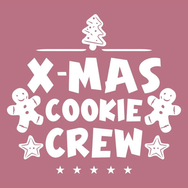 Équipe de cuisson des biscuits de Noël