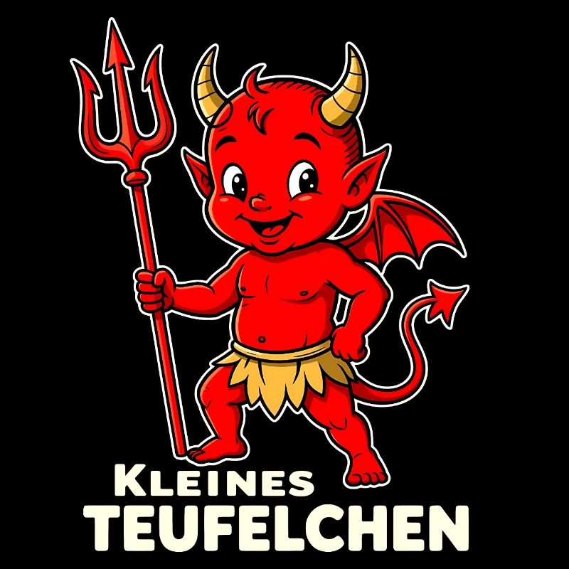 Devil Costume Halloween Little Devil Trident