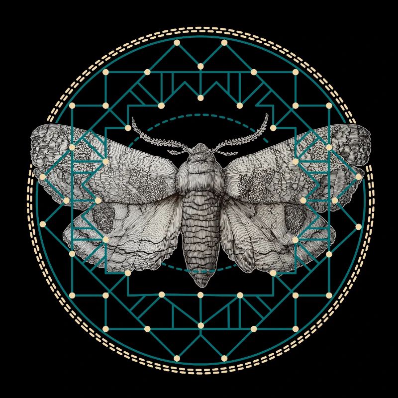 Moth Sacred Geometry