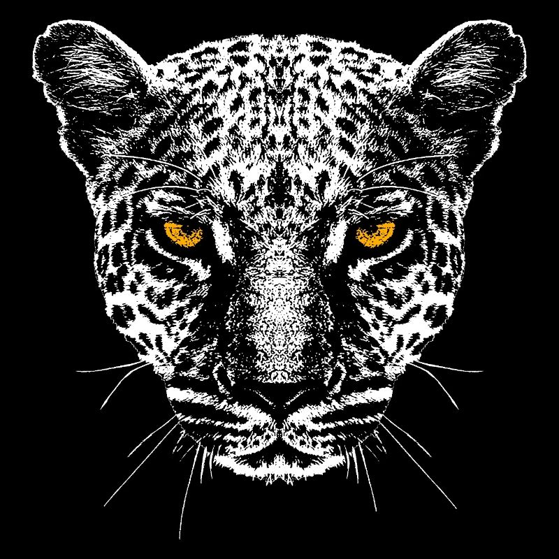Leopard / Kopf / Augen