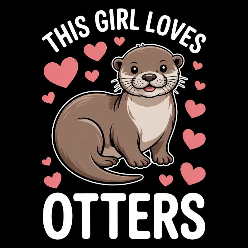 Otter Spruch Mädchen Lustiges Otter Geschenk