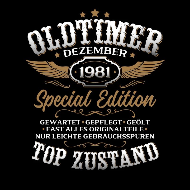 44. Geburtstag Geschenk Oldtimer Dezember 1981