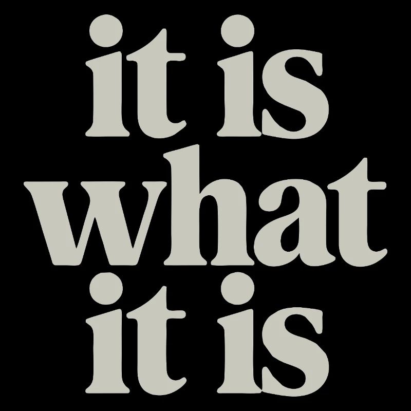It Is What It Is: Neutral Serif Typography