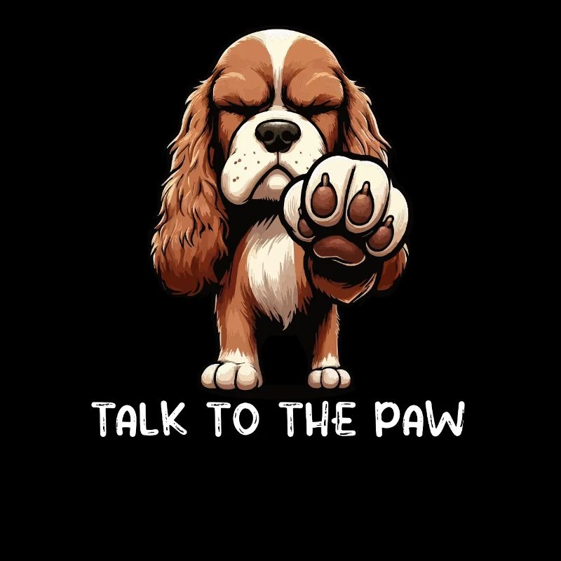 Parle au Paw Cocker Spaniel Cocker spaniel hund