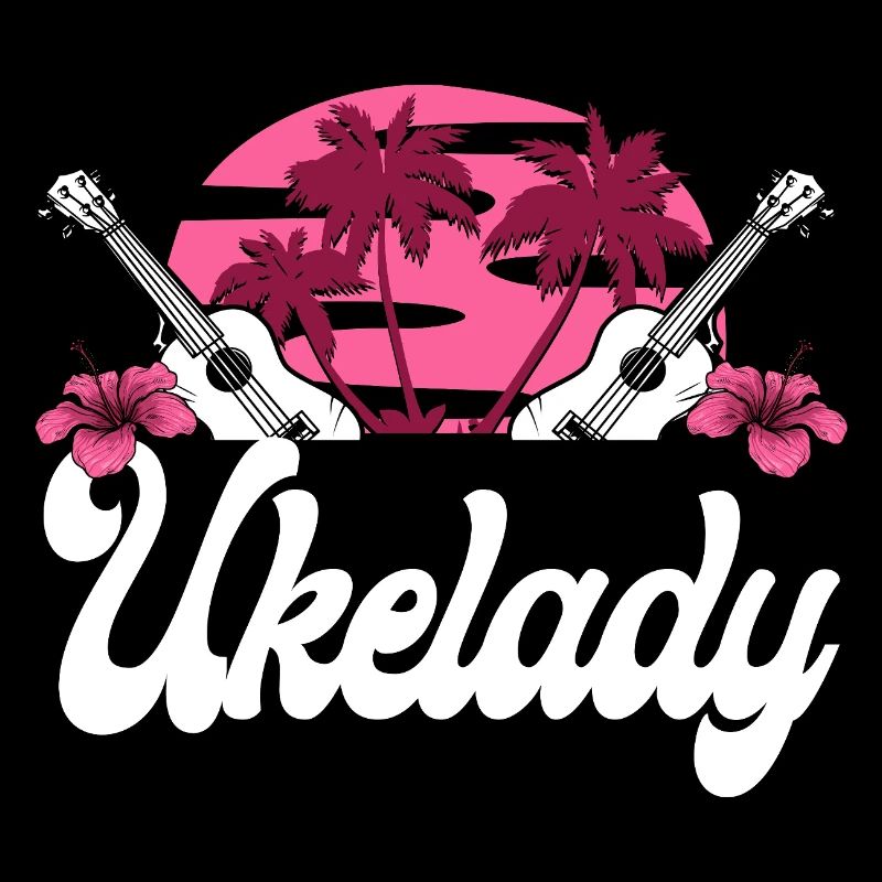 Ukulélé hawaïen Uke Ukelady