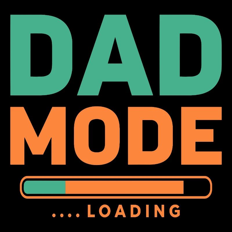 Dad Mode Loading für stolze werdende Väter