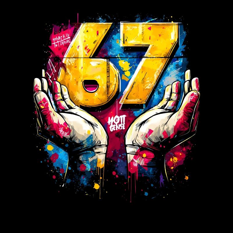 6 7 Mème du graffiti