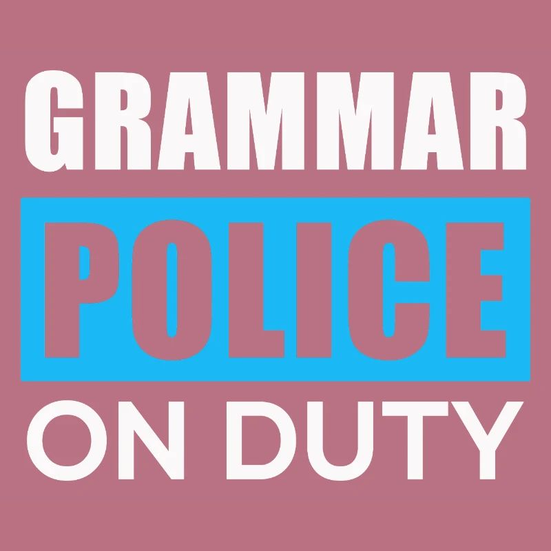 Grammatikpolizei im Einsatz