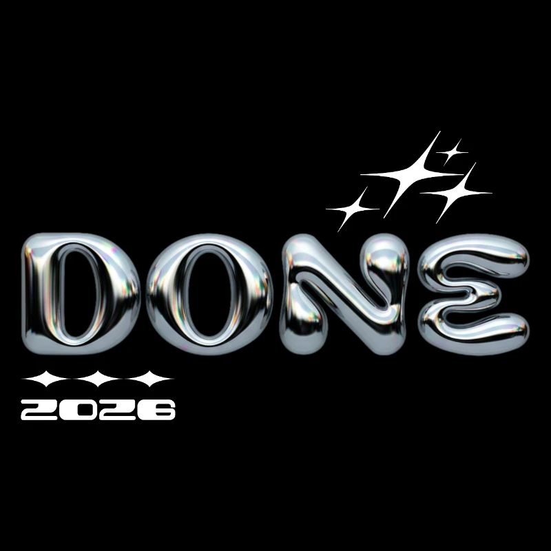 Finished 2028 Chrome Bubble Design