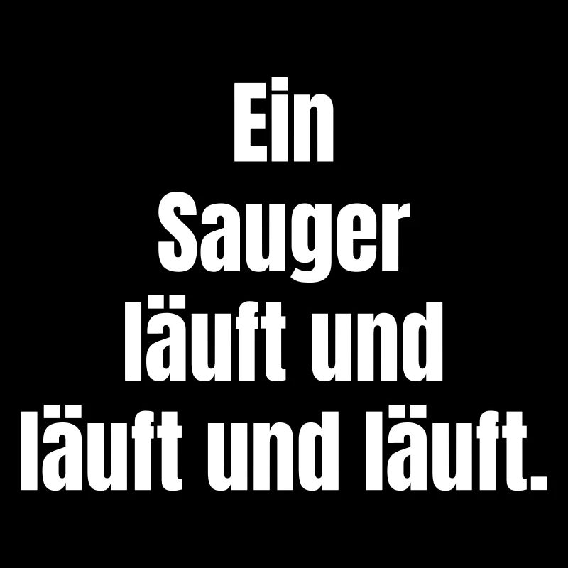Ein Sauger läuft