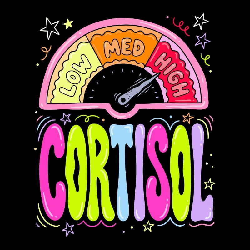 Tableau de bord du taux de cortisol