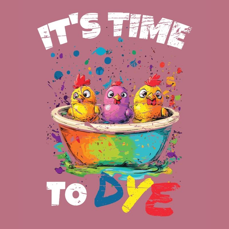 Funny Egg Dyeing Colors For Easter Artists