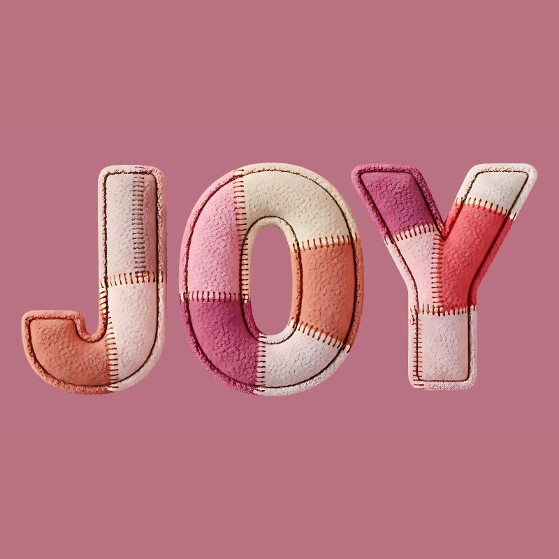 Joy Freude Patchwork Geschenk Frauen