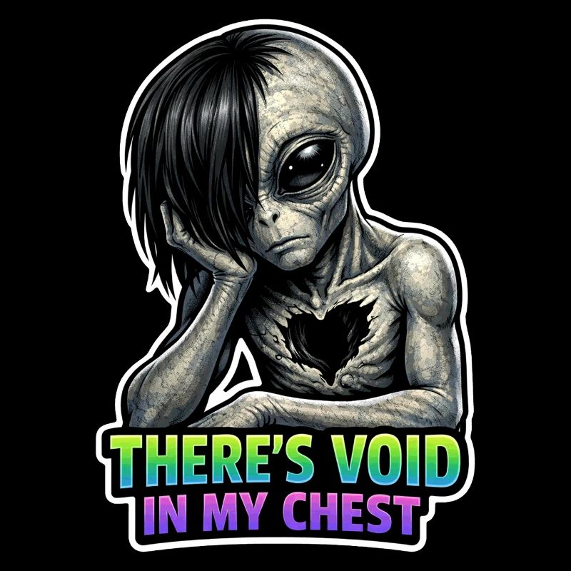 Amant des extraterrestres, Alien drôle, Extraterrestre mignon, Emo,