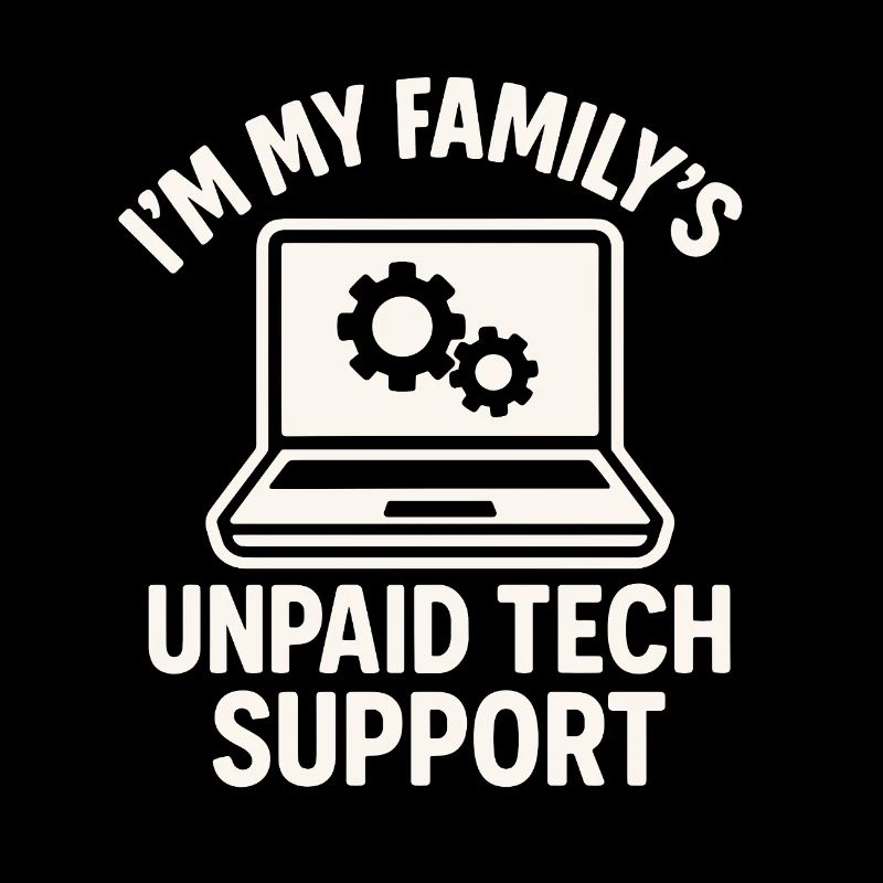Unpaid Tech Support Familienwitz