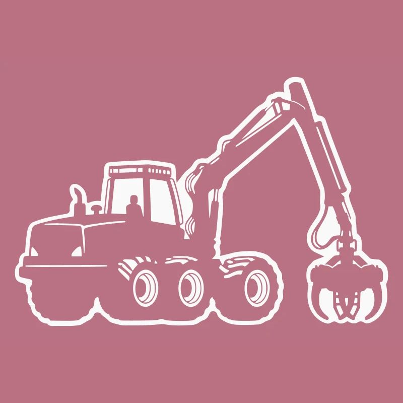 Silhouette de moissonneuse