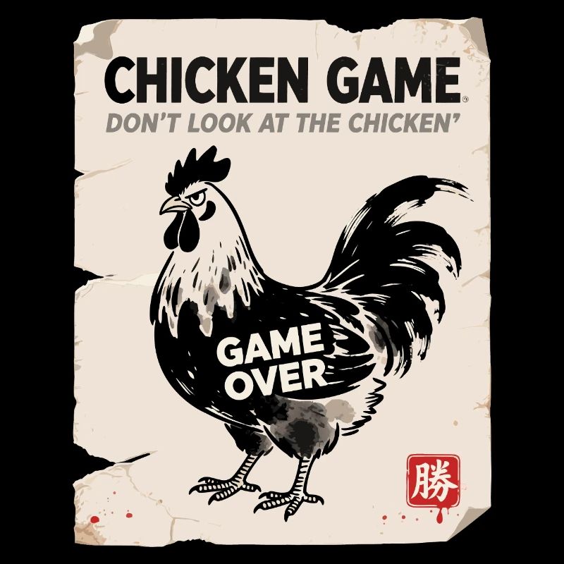 Chicken Game: Don't Look at the Chicken