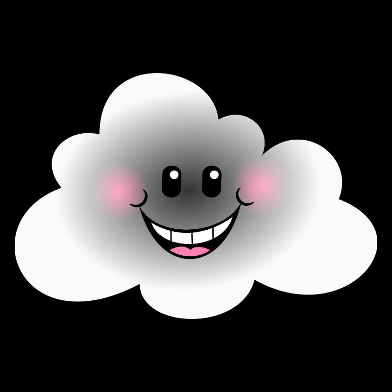 Glückliche Wolke
