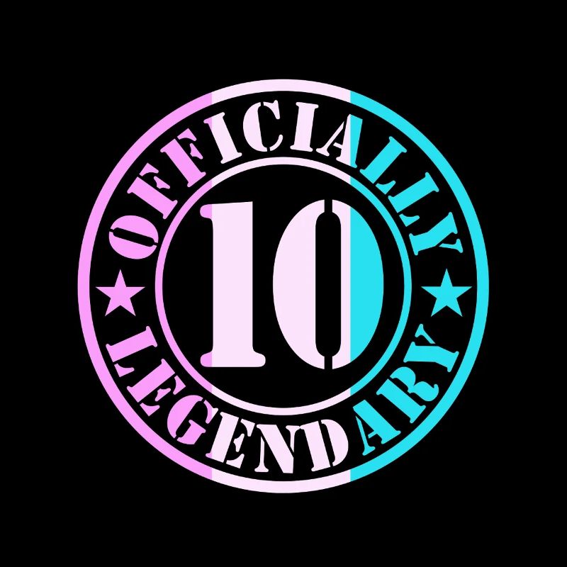 10. Geburtstag Junge Mädchen Legende Level 10
