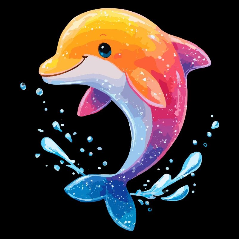 Colored Dolphin Spritz
