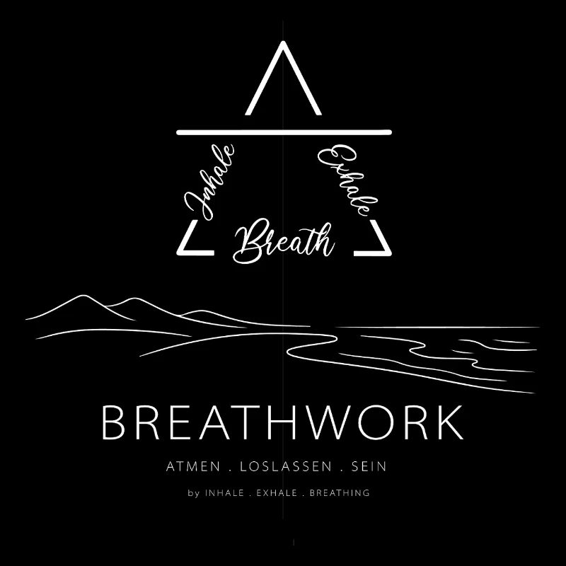 Inhale - Exhale-Breathing Weiß Breathwork