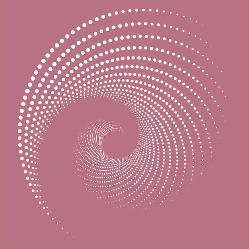 Impression à Spirale à Points Galaxies