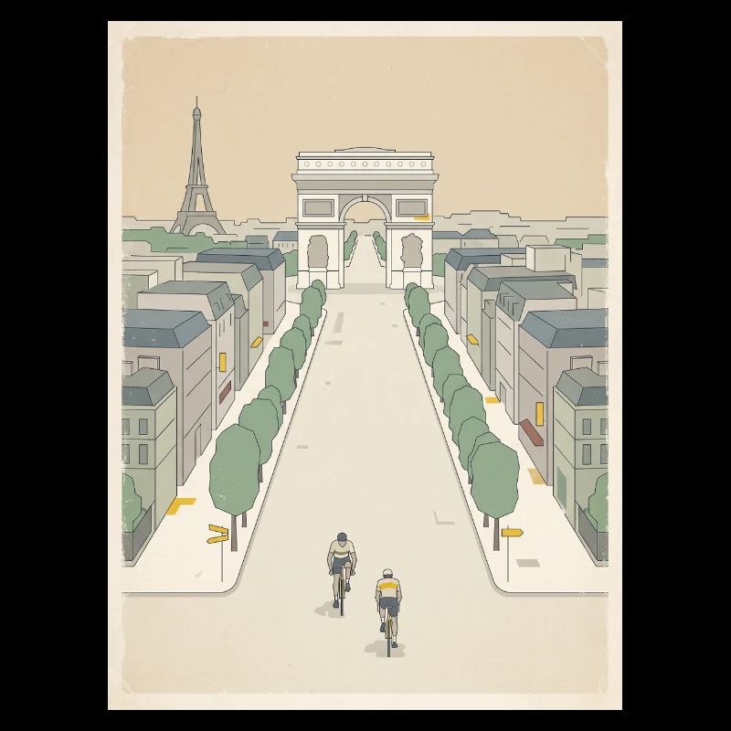 Paris Finish — Cycling Memory