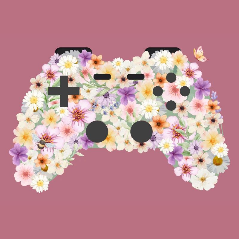 Floral Gamepad: Blütenkunst Controller