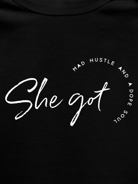 Sie hat Hustle