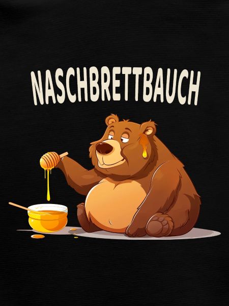 Naschbrettbauch Lustiger Honigbär