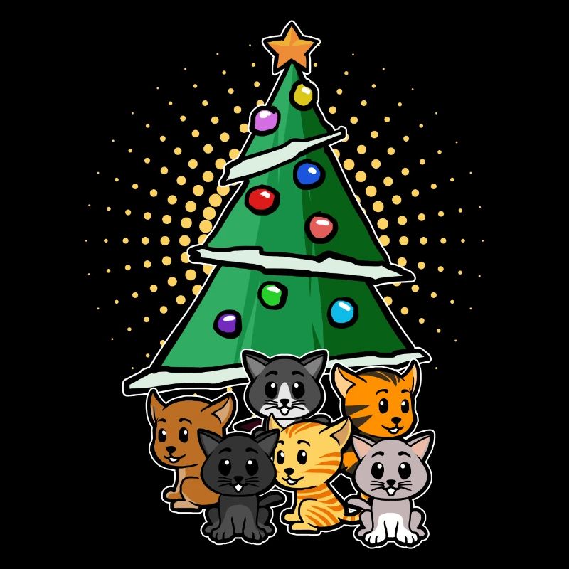 Cadeau de Noël avec des chats pour le propriétaire de chat